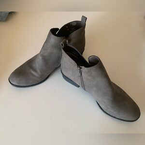 American Rag Taupe Suede Booties